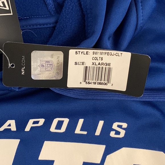 NFL INDIANAPOLIS COLTS NEW ERA HOODIE*XL* - Picture 5 of 7